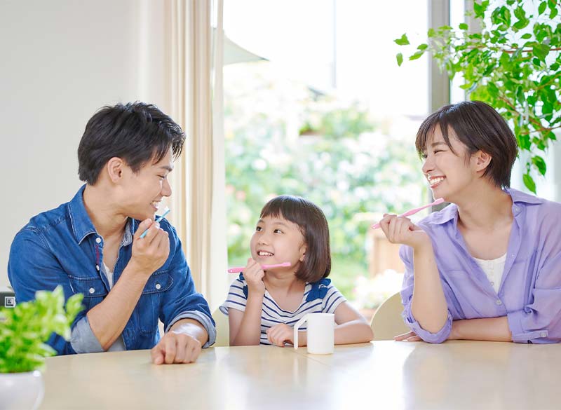 ご家族そろって定期検診に通う習慣づくり